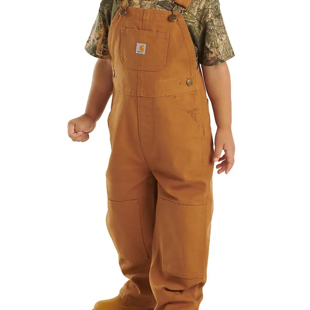 Carhartt Brown Durable Work Overalls